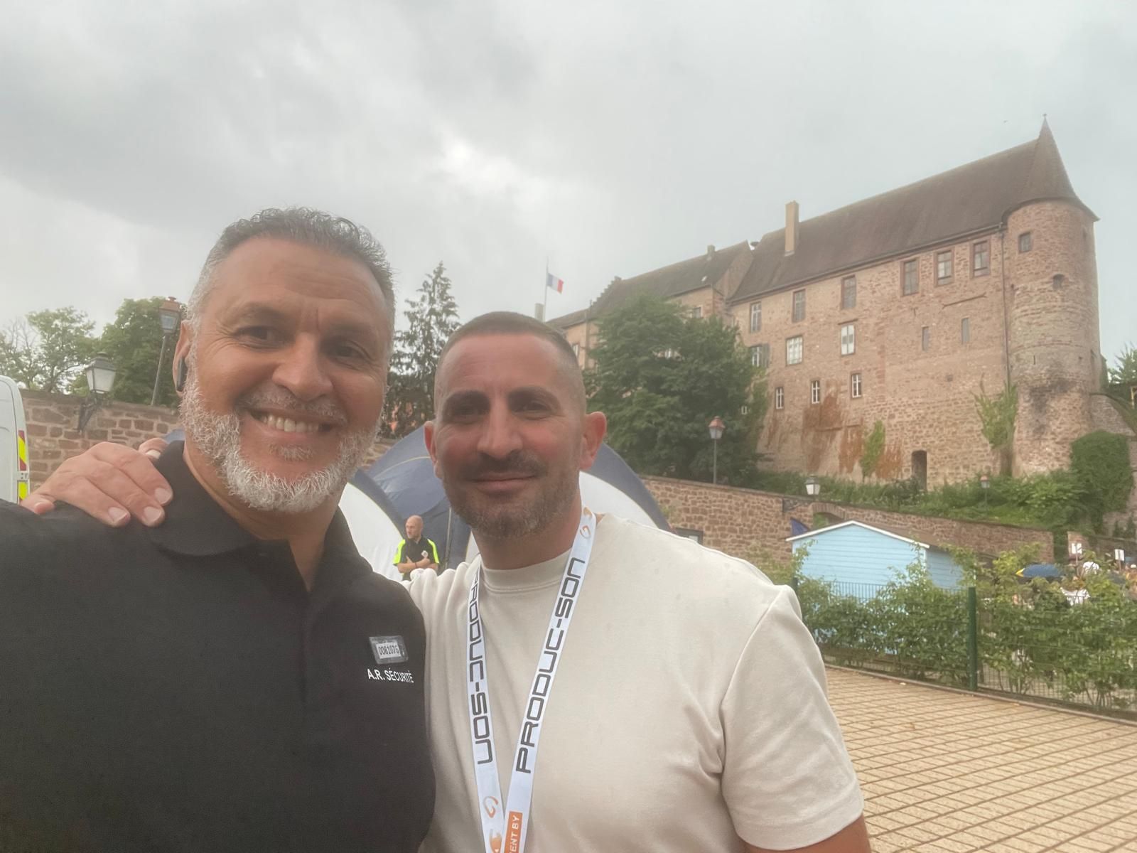M. Azzaoui (A.R. Sécurité) avec Johann Beltzung